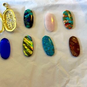 Kendra Scott locket inner changeable six stones